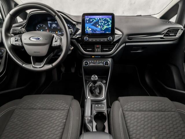 Ford FIESTA 1.0 EcoBoost Hybrid Titanium Sport (APPLE CARPLAY, GROOT NAVI, CLIMATE, PARKEERSENSOREN, SPORTSTOELEN, LM VELGEN, CRUISE, NIEUWSTAAT)