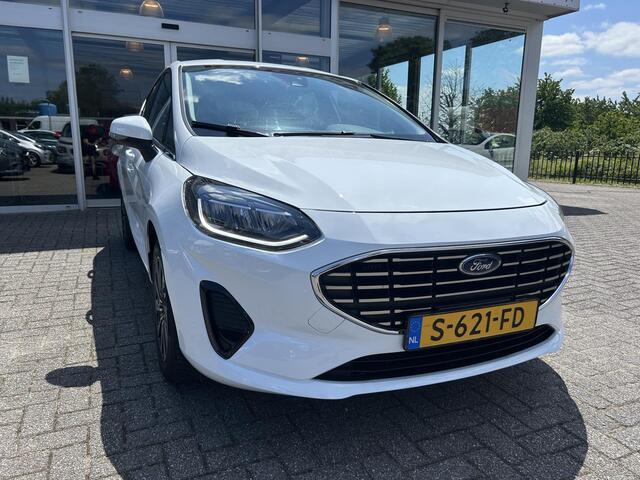 Ford FIESTA 1.0 EcoBoost Hybrid Titanium /cruise control/airco/digitaal dealer onderhouden/nieuwstaat.