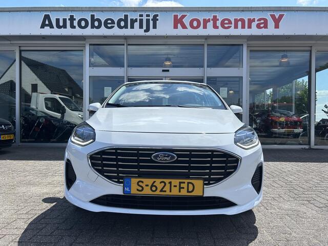Ford FIESTA 1.0 EcoBoost Hybrid Titanium /cruise control/airco/digitaal dealer onderhouden/nieuwstaat.
