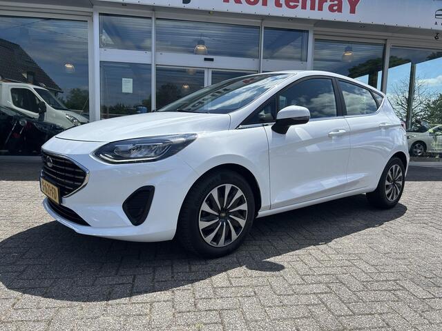Ford FIESTA 1.0 EcoBoost Hybrid Titanium /cruise control/airco/digitaal dealer onderhouden/nieuwstaat.