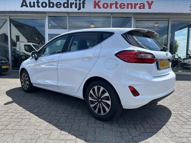 Ford FIESTA 1.0 EcoBoost Hybrid Titanium /cruise control/airco/digitaal dealer onderhouden/nieuwstaat.