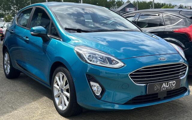 Ford FIESTA 1.0 EcoBoost Titanium 101PK | LUXE | Achteruitrijcamera | B&O Audio | Climate Control | Navigatie | Adaptive Cruise Control | Voorruitverwarming | Parkeersensoren Voor en Achter | Lichtmetalen Velgen | 2 Sleutels | DAB+ | NAP |