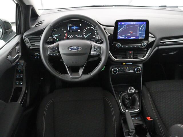 Ford FIESTA 1.0 EcoBoost Hybrid Titanium | Cruise control | Park assist | Climate control | Navigatie | Carplay | Lederen stuurwiel | Lane assist |