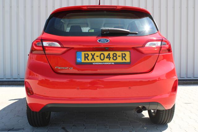 Ford FIESTA 1.0 EcoBoost Titanium | Incl. 12 maanden garantie | Cruise control | Climate control | Parkeersensoren v+a | Achteruitrijcamera | Stuur / Stoelverwarming | 100% onderhouden | Regensensor | Ford Sync | mistlampen voor | Voorruitverwarming |