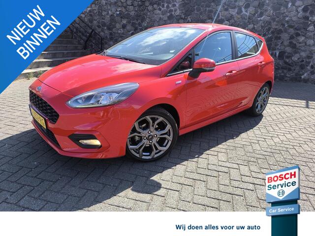 Ford FIESTA 1.0 EcoBoost Hybrid ST-Line 125PK, carplay, cruise + climate control, Dab+ audio, Navi, 1e eigenaar, nl auto