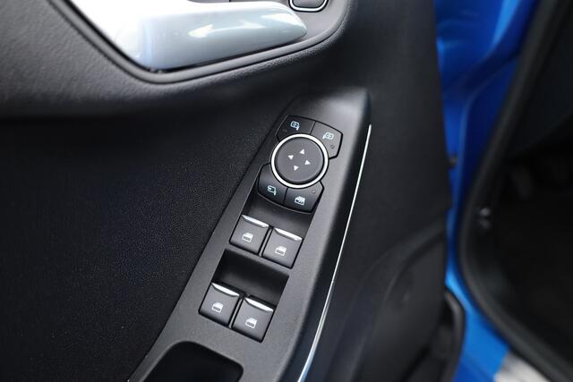 Ford FIESTA 1.0 EcoBoost Hybrid Active X | Rijklaar! | Trekhaak | WinterPack | E-Spiegels | Cruise | PDC | Climate | App.Connect | Rijmodi | LED | Bluetooth | 5-Deurs | 17'' V