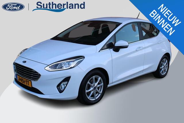 Ford FIESTA 1.0 EcoBoost Titanium | Automaat | Climate control | Scherm | Keyless entry | Elektrisch inkapbare spiegels | Cruise control