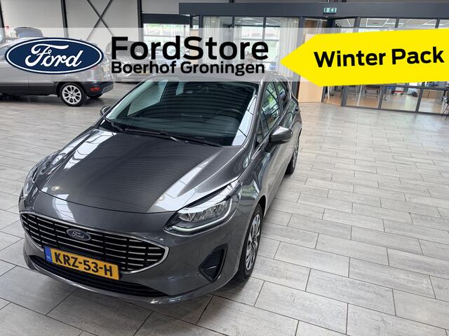 Ford FIESTA EcoBoost 100pk Titanium | Winterpack | Cruise control | LED | Climate control | Parkeersensoren achter | Apple carplay & Android Auto |
