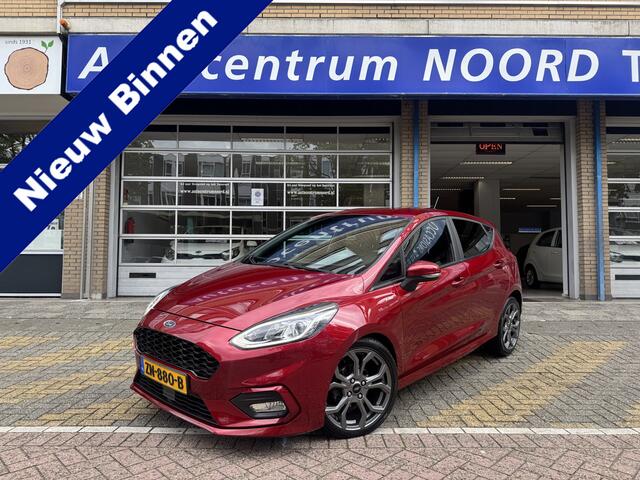 Ford FIESTA 1.0 EcoBoost ST-Line NAP | Apple Carplay | Navigatie | Climate Control | Cruise Control | Cruise Control | Parkeersensoren | Stuurverwarming + Stoelverwarming | Lane Assist | LED dagrijverlichting + LED achterlic