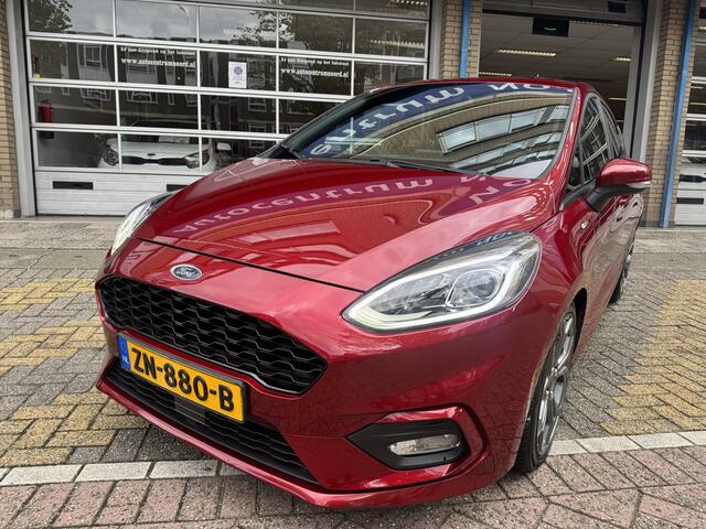 Ford FIESTA 1.0 EcoBoost ST-Line NAP | Apple Carplay | Navigatie | Climate Control | Cruise Control | Cruise Control | Parkeersensoren | Stuurverwarming + Stoelverwarming | Lane Assist | LED dagrijverlichting + LED achterlic