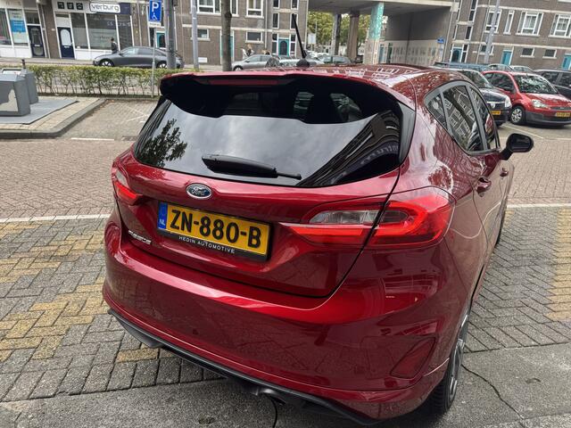 Ford FIESTA 1.0 EcoBoost ST-Line NAP | Apple Carplay | Navigatie | Climate Control | Cruise Control | Cruise Control | Parkeersensoren | Stuurverwarming + Stoelverwarming | Lane Assist | LED dagrijverlichting + LED achterlic