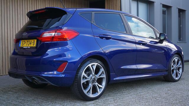 Ford FIESTA 1.0 EcoBoost 101pk 5Drs ST-Line LED 18inch Stoel/Stuurwiel V.W. *Deep Impact Blue Pearl* NL auto 1e Eigenaar 61415km! – foto 5