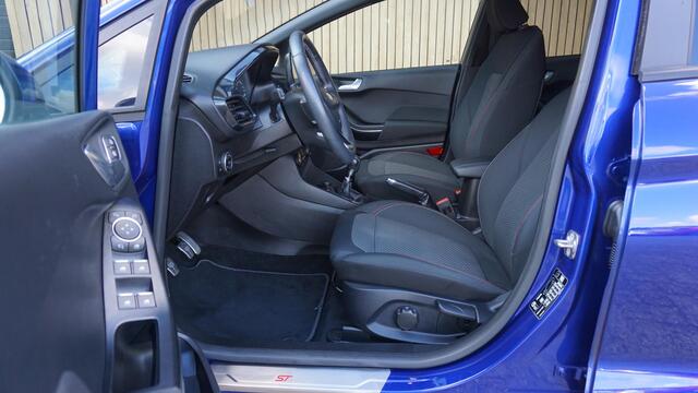 Ford FIESTA 1.0 EcoBoost 101pk 5Drs ST-Line LED 18inch Stoel/Stuurwiel V.W. *Deep Impact Blue Pearl* NL auto 1e Eigenaar 61415km! – foto 7