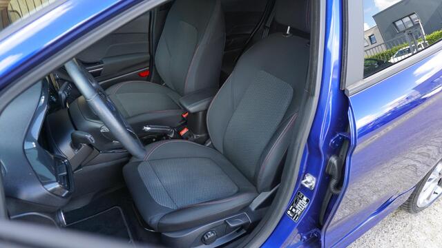 Ford FIESTA 1.0 EcoBoost 101pk 5Drs ST-Line LED 18inch Stoel/Stuurwiel V.W. *Deep Impact Blue Pearl* NL auto 1e Eigenaar 61415km! – foto 8