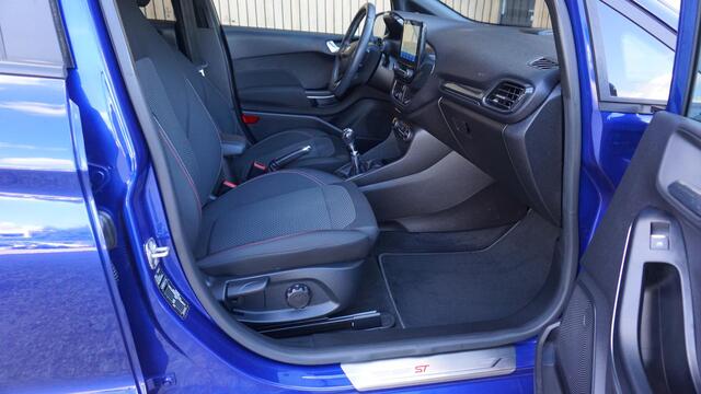 Ford FIESTA 1.0 EcoBoost 101pk 5Drs ST-Line LED 18inch Stoel/Stuurwiel V.W. *Deep Impact Blue Pearl* NL auto 1e Eigenaar 61415km! – foto 10