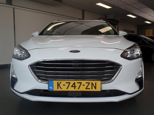 Ford FOCUS Wagon 1.0 EcoBoost Titanium X Business 125 pk Automaat, Dealer onderhouden, Navigatie, Clima controle, Cruise controle, Achteruitrijcamera, Stoel/Stuur verwarming, Pdc V/A, Lm velgen 16'', Trekhaak wegklapbaar, Ex eerste eigenaar!!