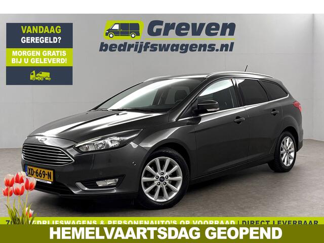 Ford FOCUS 1.5 TDCI Titanium Clima Carplay Camera Cruise LED Trekhaak Navi PDC 16"LMV