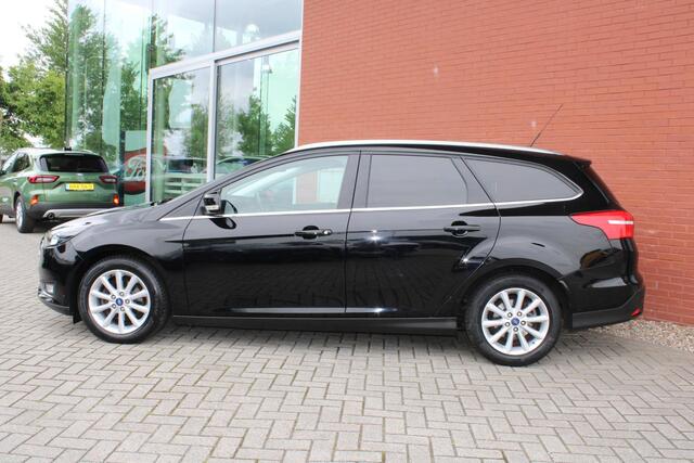 Ford FOCUS Wagon 1.0 EcoBoost 125 PK Titanium | Trekhaak | Cruise Control | Climate Control | Navigatie | Bluetooth Carkit