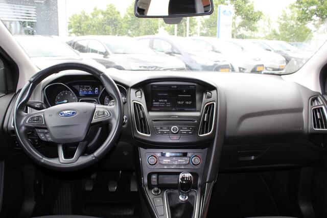Ford FOCUS Wagon 1.0 EcoBoost 125 PK Titanium | Trekhaak | Cruise Control | Climate Control | Navigatie | Bluetooth Carkit