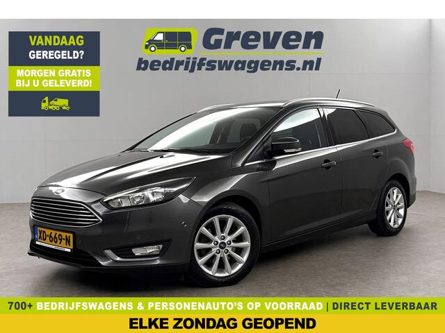 Ford FOCUS 1.5 TDCI Titanium Camera Carplay Trekhaak Clima Cruise LED Navi PDC 16"LMV