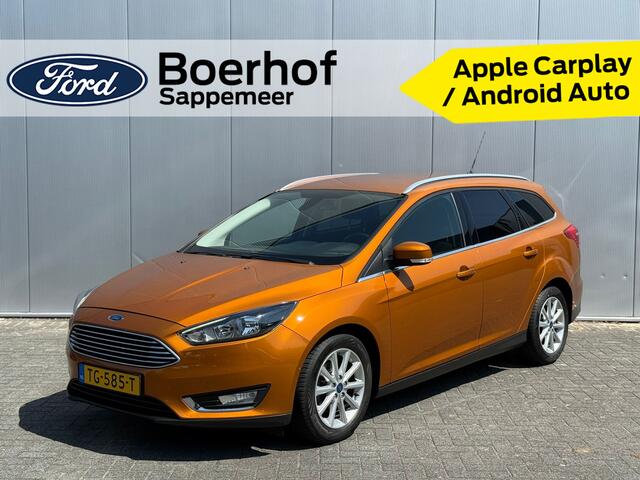 Ford FOCUS Wagon Titanium 125PK | Trekhaak | SYNC 3 | All season | Keyless entry | Clima | Cruise |