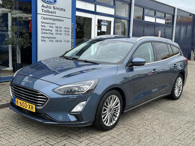 Ford FOCUS Wagon 125PK EcoBoost Titanium Business | Keyless | Clima | Winterpack | Trekhaak | Adapt. Cruise | Park. Assist | AR camera | Zeer compleet