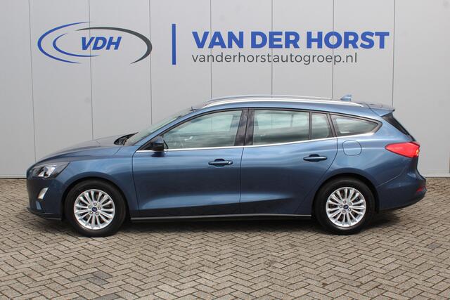 Ford FOCUS Wagon 1.5 EcoBlue Titanium Stoel, stuur en vooruit verwarming , Bluetooth, Parkeersensoren V+A, Camera, Duozone climate, super nette fijn rijdende Focus voor nog jaren plezier.