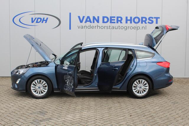 Ford FOCUS Wagon 1.5 EcoBlue Titanium Stoel, stuur en vooruit verwarming , Bluetooth, Parkeersensoren V+A, Camera, Duozone climate, super nette fijn rijdende Focus voor nog jaren plezier.