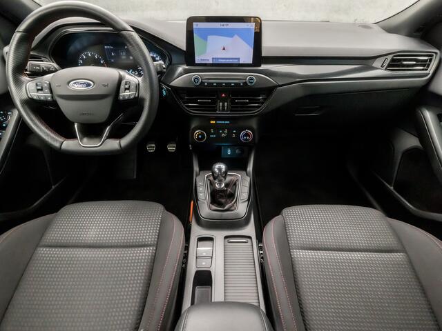 Ford FOCUS 1.0 EcoBoost ST Line Sport (APPLE CARPLAY, BLACK PAKKET, NAVIGATIE, SPORTSTOELEN, RODE STIKSELS, ZWART HEMEL, CLIMATE CONTROL, KEYLESS START, NIEUWSTAAT)