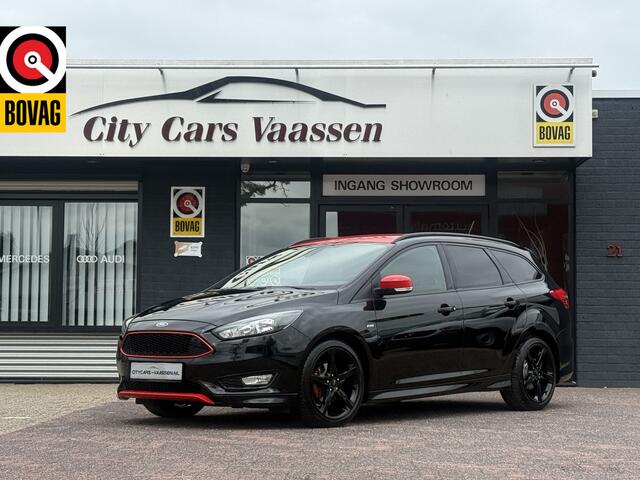 Ford FOCUS 1.0 ST-Line 125 pk apple carplay camera climate ctr spoiler pakket getint glas lmv 18 inch 1e eigenaar