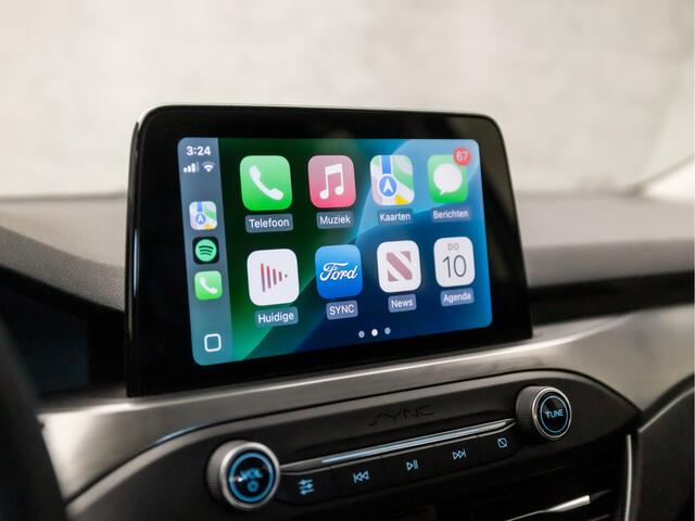 Ford FOCUS 1.0 EcoBoost Titanium Business Automaat (APPLE CARPLAY, GROOT NAVI, STUUR/STOELVERWARMING, ADAPTIVE CRUISE, SPORTSTOELEN, CLIMATE, TREKHAAK, GETINT GLAS, CAMERA, NIEUWE APK, NIEUWSTAAT)