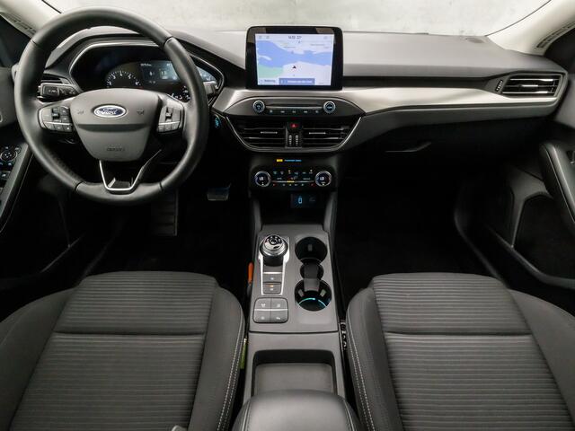 Ford FOCUS Wagon 1.0 EcoBoost Titanium Business Automaat (APPLE CARPLAY, GROOT NAVI, STUUR/STOELVERWARMING, PARKEERSENSOREN, SPORTSTOELEN, CRUISE, DAB+, LED KOPLAMPEN, NIEUWE APK, NIEUWSTAAT)