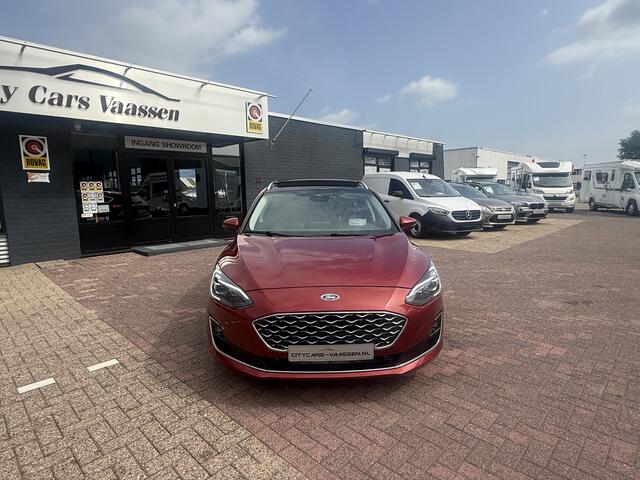 Ford FOCUS Wagon 1.5 EcoBoost Vignale automaat 182 pk full options panoramadak camera navi climate ctr cruise ctr led lmv 17 inch dealer onderhouden