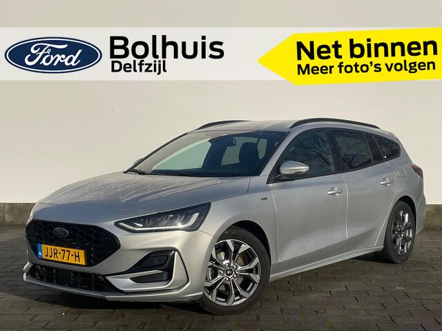 Ford FOCUS Wagon Ecoboost 125 pk ST-line | Winter Pack | 4 seiz. banden | Navi | Clima | Cruise | Dr. loos Apple Carplay |