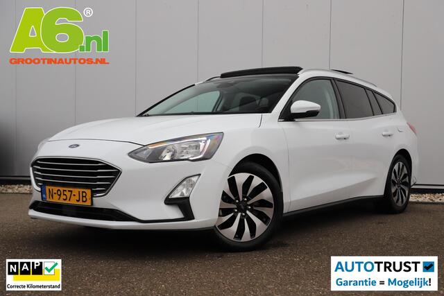 Ford FOCUS Wagon 1.0 EcoBoost Hybrid Trend Edition Business 125PK Trekhaak Panoramadak Navigatie Achteruitrijcamera Stuur & Stoelverwarming