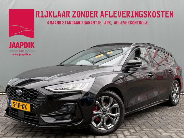 Ford FOCUS Wagon BWJ 2023 1.0 EcoBoost 155 PK Hybrid ST Line X AUTOMAAT | FULL LED | PANO | ADAPTIVE CRUISE | STOELVERW. | CAMERA | KEYLESS | ELEKTRI. ACHTERKLEP | VOORRUIT VERW. | CARPLAY + ANDROID | NAVI | CLIMA | LMV | PDC