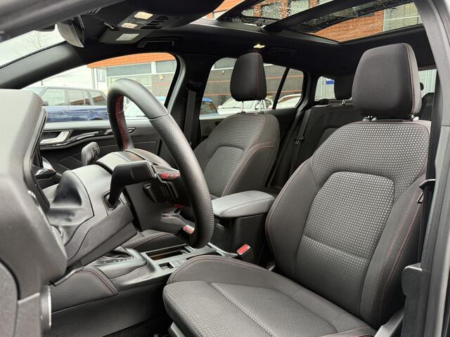 Ford FOCUS Wagon BWJ 2023 1.0 EcoBoost 155 PK Hybrid ST Line X AUTOMAAT | FULL LED | PANO | ADAPTIVE CRUISE | STOELVERW. | CAMERA | KEYLESS | ELEKTRI. ACHTERKLEP | VOORRUIT VERW. | CARPLAY + ANDROID | NAVI | CLIMA | LMV | PDC