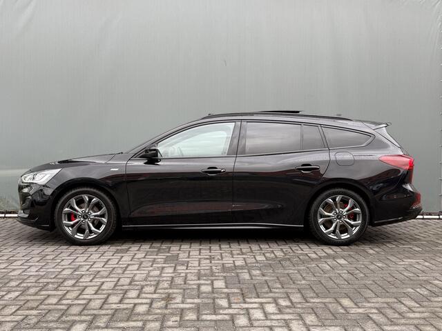 Ford FOCUS Wagon BWJ 2023 1.0 EcoBoost 155 PK Hybrid ST Line X AUTOMAAT | FULL LED | PANO | ADAPTIVE CRUISE | STOELVERW. | CAMERA | KEYLESS | ELEKTRI. ACHTERKLEP | VOORRUIT VERW. | CARPLAY + ANDROID | NAVI | CLIMA | LMV | PDC