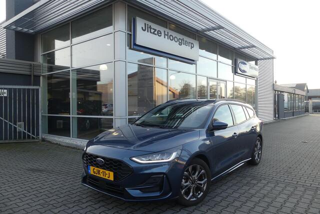 Ford FOCUS Wagon 1.0 EcoBoost Hybrid ST Line GROOT SCHERM, TREKHAAK (1.500KG), CRUISE, CLIMA, NAVI, LANE ASSIST, APPLE CARPLAY/ANDROID AUTO, PDC V&A, CAMERA, 36.370KM