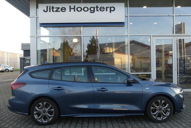 Ford FOCUS Wagon 1.0 EcoBoost Hybrid ST Line GROOT SCHERM, TREKHAAK (1.500KG), CRUISE, CLIMA, NAVI, LANE ASSIST, APPLE CARPLAY/ANDROID AUTO, PDC V&A, CAMERA, 36.370KM