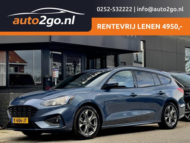 Ford FOCUS Wagon 1.0 EcoBoost HYBRIDE ST-LINE. NAVI AIRCO SPORT-INT APPLE-CARPLAY LED LMV PDC