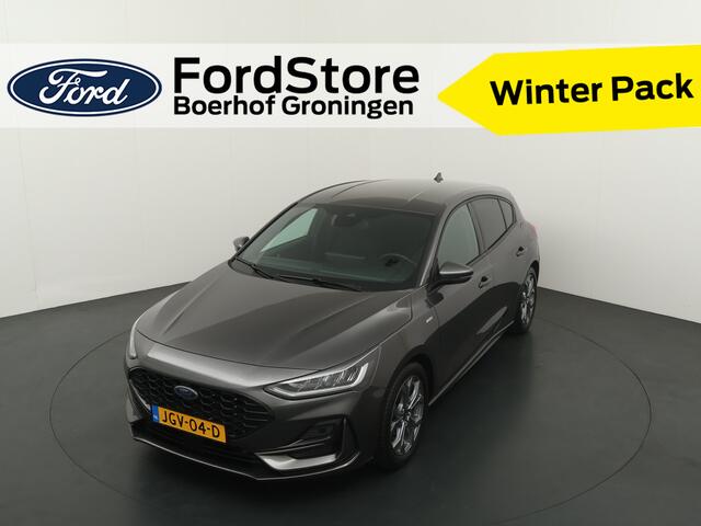 Ford FOCUS Ecoboost 125 pk ST-line | Winter Pack | 4 seiz. banden | Navi | Clima | Cruise | Dr. loos Apple Carplay