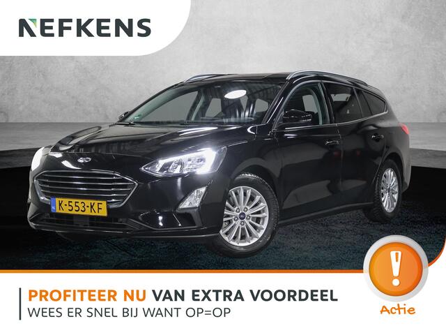 Ford FOCUS Wagon 120PK Titanium X | AppleCarplay/Android Auto | Winterpack | B&O Sound | Dodehoekdetectie | Camera | Electrische klep | Navigatie | Cruise Control | Parkeersensoren | Privacy Glass | Isofix |