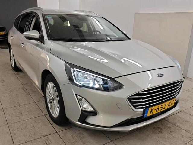 Ford FOCUS Wagon 1.0 EcoBoost Hybrid Titanium X Business 1e Eigenaar | Volledig Onderh | NAP | BTW | AF Trekhaak | Camera | Elek Klep | Navi | Carplay | Cruise | Keyless | Full LED | Start/Stop | Hill-Hold | Bots | PDC