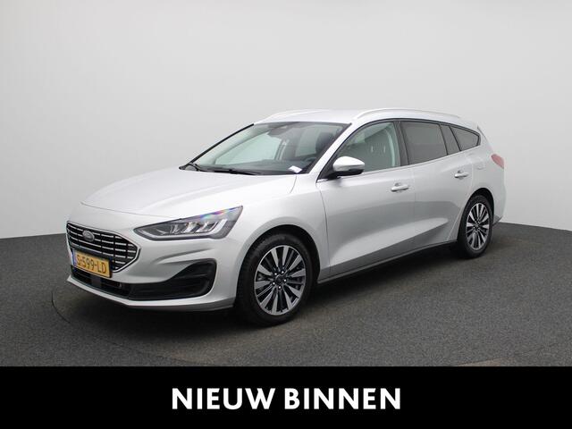 Ford FOCUS Wagon 1.0 EcoBoost Hybrid Titanium X | Climate Control / ECC | Licht metalen velgen 17 inch | Cruise control | Connectiviteit af fabriek | Navigatie | LED koplampen | Park Distance Control voor en achter | Achteruitrijcamera | Dakrailing |