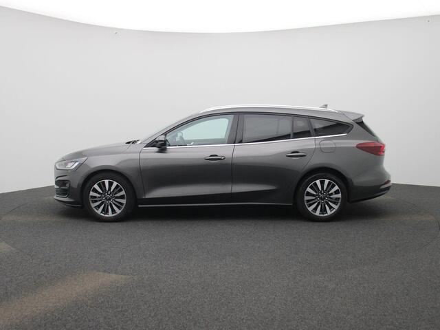 Ford FOCUS Wagon 1.0 EcoBoost Hybrid Titanium X | Climate Control / ECC | Licht metalen velgen 17 inch | Trekhaak | Cruise control Standaard | Navigatie | LED koplampen | Park Distance Control voor en achter | Achteruitrijcamera | Dakrailing |