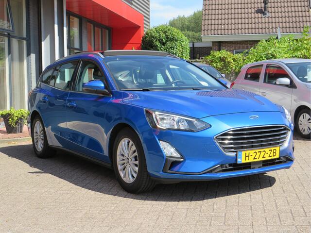 Ford FOCUS Wagon 1.0 EcoBoost Titanium Business 125-PK | Clima-Airco | Android Auto | Keyless Entry | Incl. BOVAG Garantie | Pano dak|