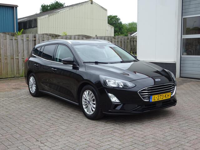 Ford FOCUS Wagon 1.0 EcoBoost Hybrid Titanium X Business Automatische airco, navigatie, parkeersensoren, achteruitrij camera, trekhaak, cruise controle, lichtmetalen velgen, enz.