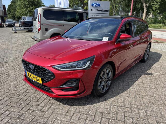 Ford FOCUS Wagon 1.0 EcoBoost Hybrid ST Line X 155pk | Vol leder | Panoramadak | | Adaptive cruise control | Winter Pack | All season banden | Camera