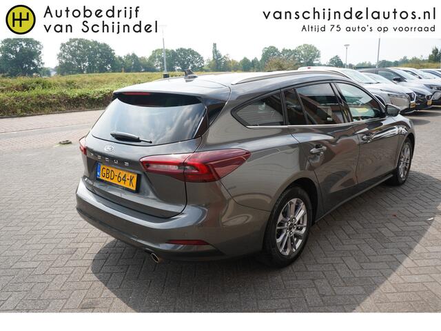 Ford FOCUS Wagon 1.0 ECOBOOST HYBRID TITANIUM ORIGINEEL NEDERLANDS NAVIGATIE ANDROID/APPLECARPLAY 4X ZGAN ALL SEASON BANDEN ECC AIRCO CRUISECONTROL LED PDC LMV ENZ...